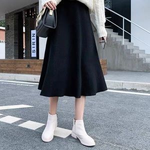 Autumn/winter woolen skirt